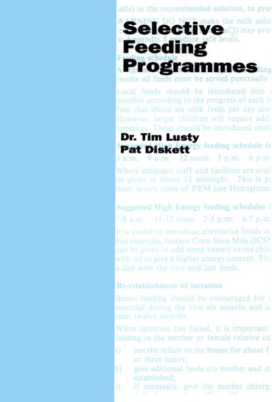 Selective Feeding Programmes - cover