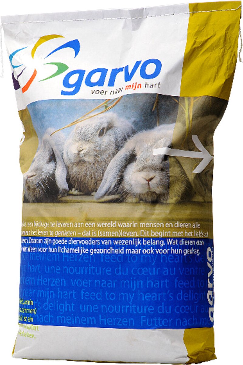 Garvo - Alfamix structure konijn 5064 - Geschikt voor alle konijnen - 15kg