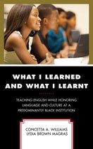 Critical Black Pedagogy in Education- What I Learned and What I Learnt