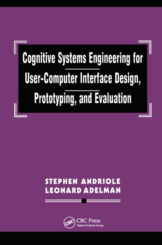 Cognitive Systems Engineering for User-computer Interface De ... - cover