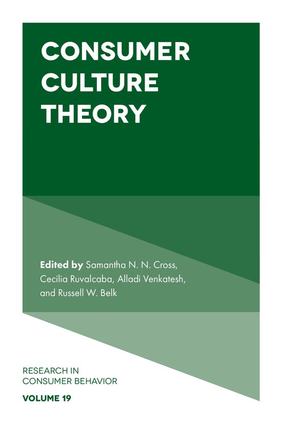 Research in Consumer Behavior- Consumer Culture Theory - cover