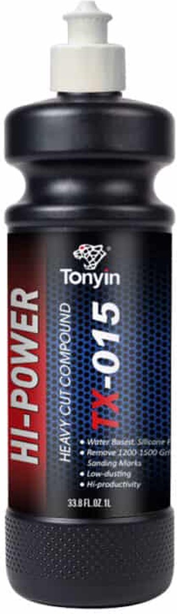 TONYIN | Hi-power heavy cut compound | Polijstpasta | 1L | Krachtig polijstmiddel | Detailers | TX015B
