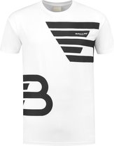 Ballin Amsterdam - Heren Regular fit T-shirts Crewneck SS - White - Maat L