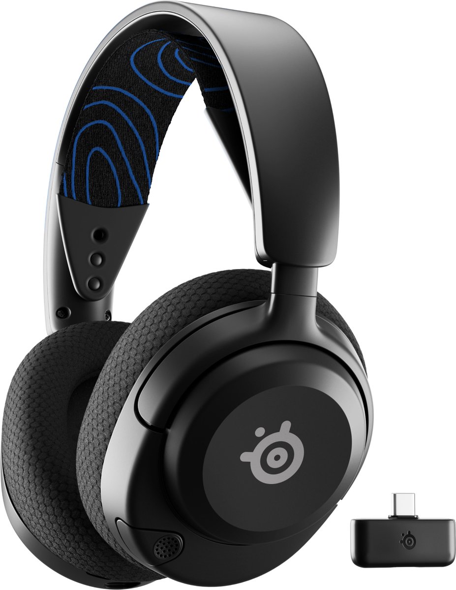 SteelSeries Arctis Nova 5P Wireless gaming headset Bluetooth 5.3 / 2.4 GHz, PlayStation 4, PlayStation 5, PC