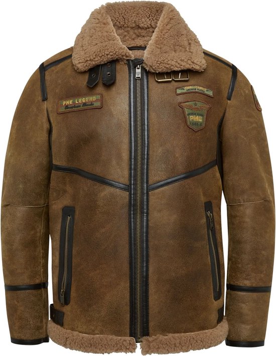 Short jacket LIMITED TURBOPROP Lam - Brown