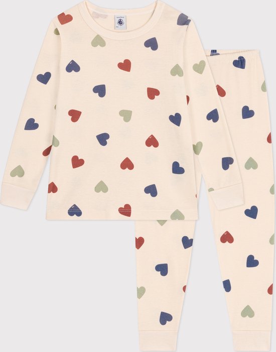 Petit Bateau KIDS LILOU - Pyjama - marshmallow/corrida/wit