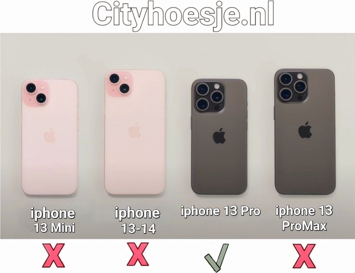 Guess Saffiano PU leren Backcase iPhone 13 Pro hoesje Zwart