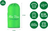 Bamboe Pure-air Aloe Vera Reiskussentje - smartfoam - memoryfoam - nasaschuim - traagschuim - vermindert nekklachten - 30 dagen proefslapen