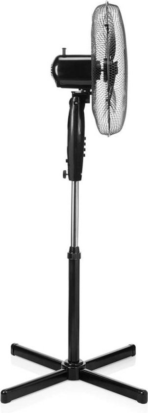 Ventilator staand - Tristar VE- 5894 Statiefventilator met 3 snelheidsstanden, Ventilator - 85° graden draaifunctie - in hoogte verstelbaar - Ø 40 cm, 45 Watt - zwart