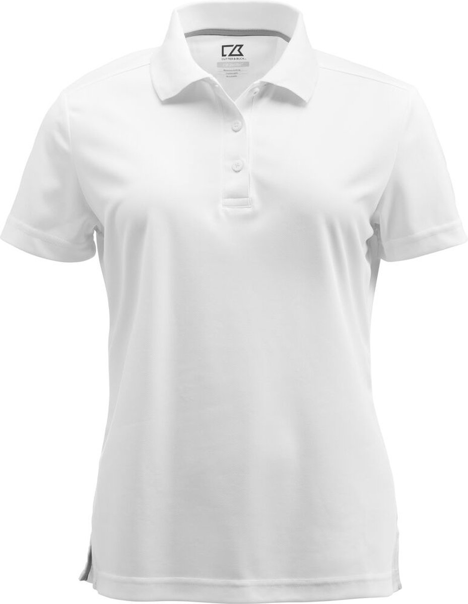 Cutter & Buck Kelowna Polo Dames 354401 - Wit - XS