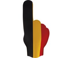 Funny Fashion Supporters foam hand - vlag Belgie - 50 cm - Landen versiering - voetbal