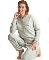 Cocodream badstof dames pyjama groen - maat S