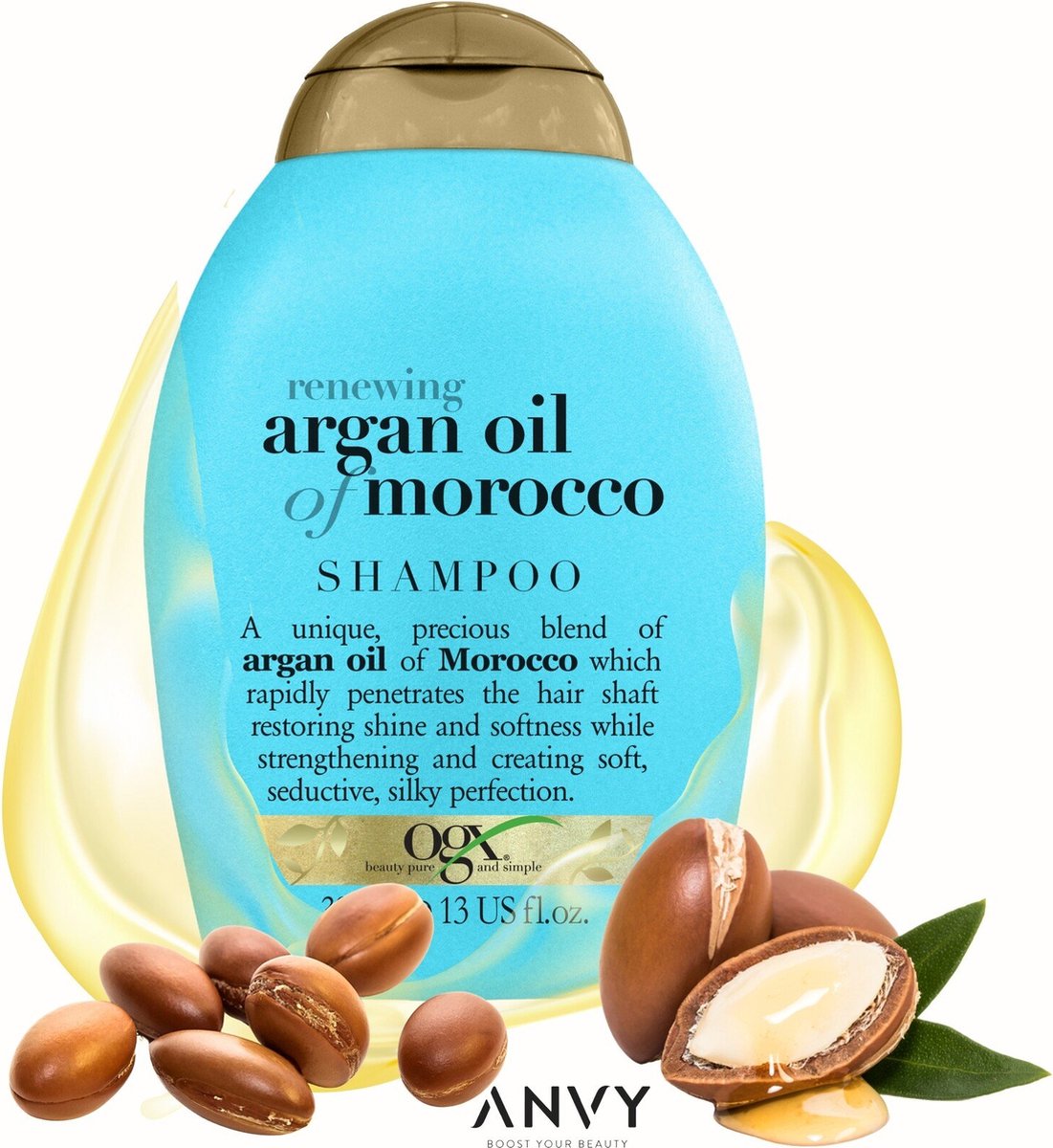 Ogx Renewing Moroccan Argan Oil Shampoo - vrouwen - Voor - 385 ml - vrouwen - Voor