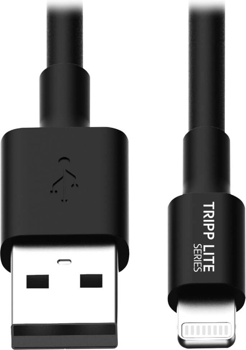 Tripp Lite M100-006-BK 1.8m USB A Lightning Zwart USB-kabel