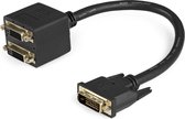 DVI-D Digital Video Cable Startech DVISPL1DD Black 0,3 m