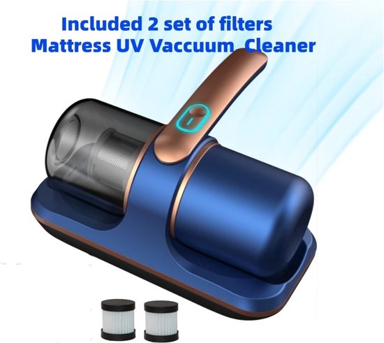 Matras Stofzuiger Draadloos met UV-C Desinfectie Blauw - Matras - €96,95