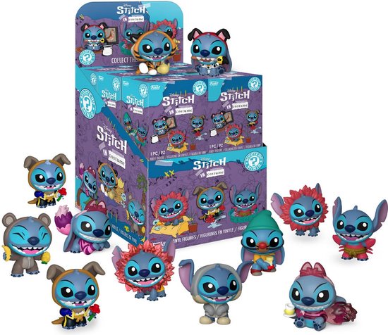 Funko Mystery Minis: Disney - Stitch in Costume Display (12 pcs)