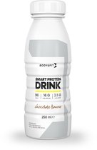 Body & Fit Smart Protein Drinks - Boisson pour sportifs - Protein Shake / Shakes de protéines - Chocolat - 1 plateau (12 pièces)