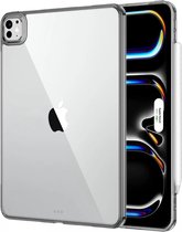 ESR Classic Hybrid Hoes Geschikt voor Apple iPad Pro 11 (2024) | Back Cover | Flexibel Schokbestendig TPU | Transparant Zwart