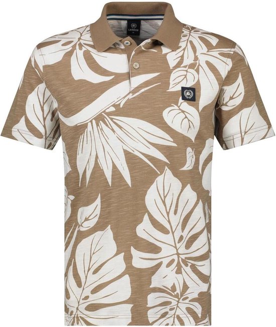 Lerros Poloshirt Poloshirt In Hawaiiaanse Stijl 2453279 738 Mannen Maat - 3XL