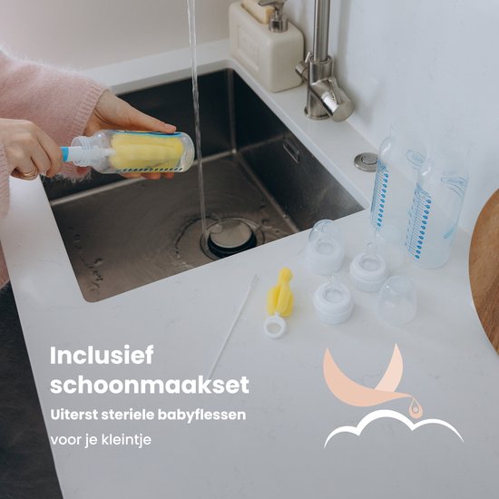 Babily Magnetron stoomsterilisator - Flessen sterilisator - Steriliseer tot 6 flessen tegelijk - Fles sterilisator baby - Doodt 99.9% van alle bacteriën van Babily — afbeelding 4