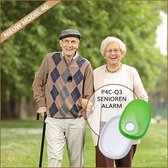 Alarmknop 4G-GROEN voor ouderen zonder abonnement inclusief oplaadstation - seniorenalarm - paniekknop - valalarm - persoonsalarm
