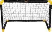 Umbro Voetbaldoel - Voetbalgoal 90 x 59 x 61 cm - Voetbal Goal Opvouwbaar - Makkelijk op te Bergen - Voetbal Training Doel voor Kinderen en Volwassenen - Kunststof - Zwart/ Geel