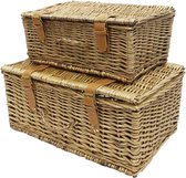 Maak je eigen Gift Hamper Basket Kit - JVL Ovaal模 picnic basket