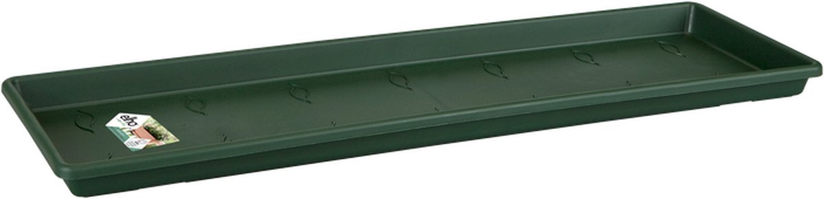 Elho Green Basics Balkonbak Schotel 50 - Schotel voor Balkon Buiten - Ø 47.3 x H 2.5 cm - Blad groen