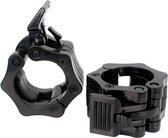 Halterstangsluiters - ATILIM FightersGear Lock Jaw Collar - Alleen geschikt voor 28 mm stangen - 2 stuks - Zwart - Barbell