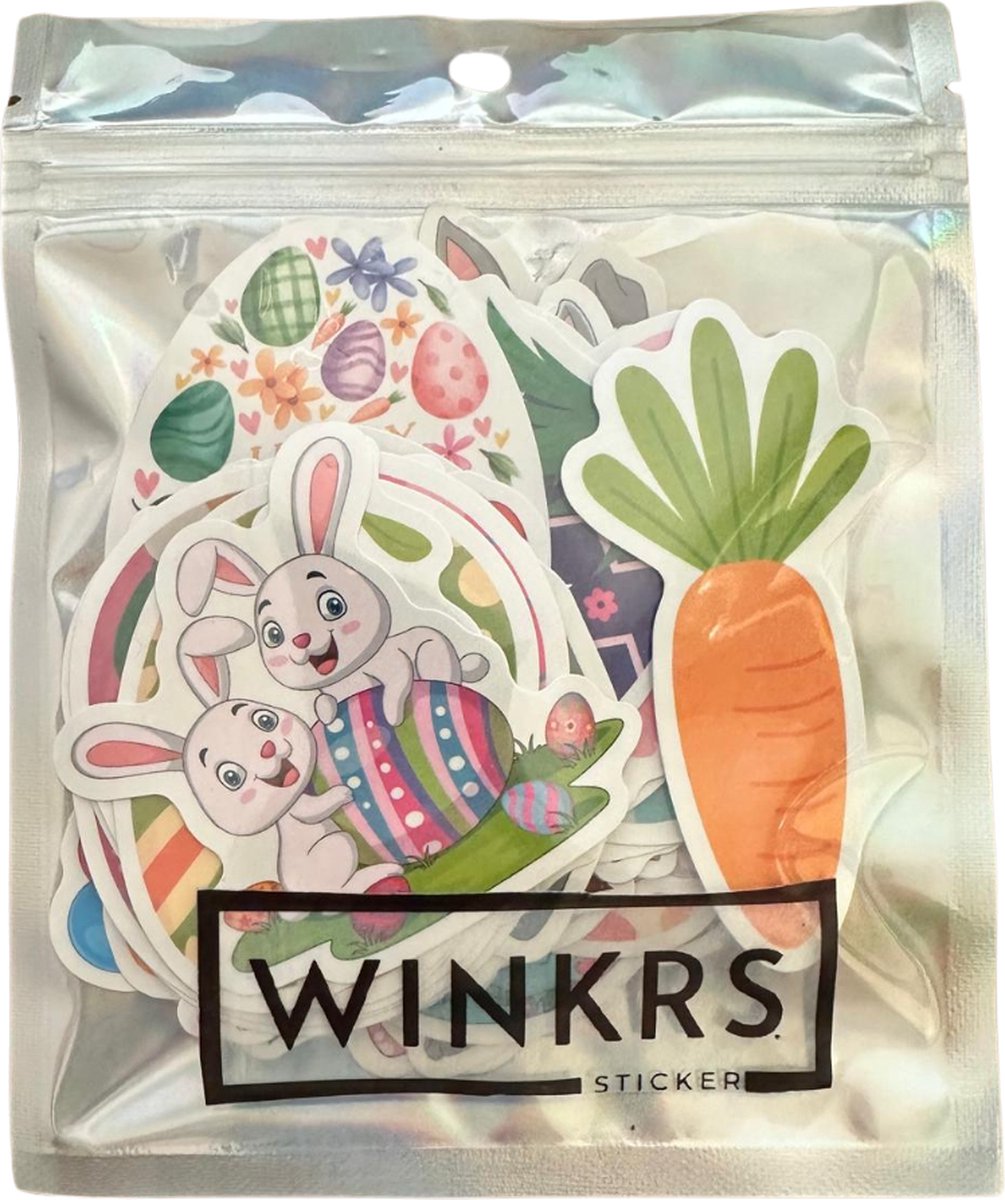 Paas Knutselpakket Met Eierverfmolen Paaseieren En Stickers – Knutselen Voor Kinderen – Decoratie   Paasversiering – Schilderen – Paaseitjes – Paasdecoratie – Paasstickers – Vrolijk Pasen Stickervel – Versiering – Paaspakket