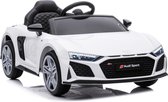 Audi R8 Spyder Elektrische Kinderauto Wit - 12V - Afstandsbediening