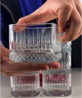 Pasabahce Elysia – Vierkante Snack/Tapasschaaltjes – Glas – 80 mm x 80 mm – Set van 4