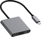Rolio USB C naar HDMI - Dual HDMI Adapter - 2x HDMI 4K - Premium Kwaliteit