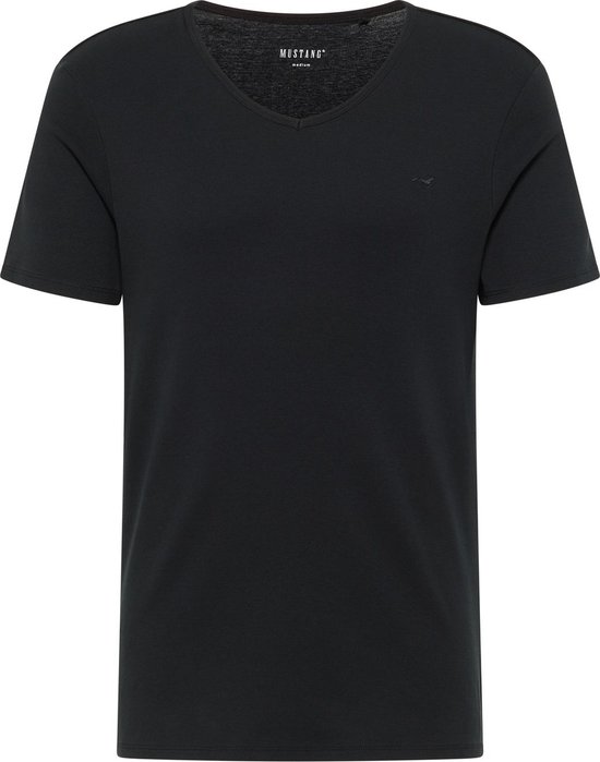 Mustang Heren T Shirt slim fit Zwart 3XL Ronde Hals Volwassenen bol