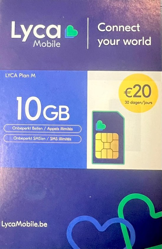 Lycamobile SIM 20€ bol — free download
