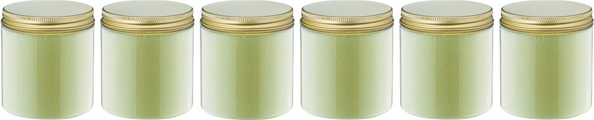 Goedkoopste Scrubzout Zen Moment 300 gram - Pot met gouden deksel - set van 6 stuks - Hydraterende Lichaamsscrub