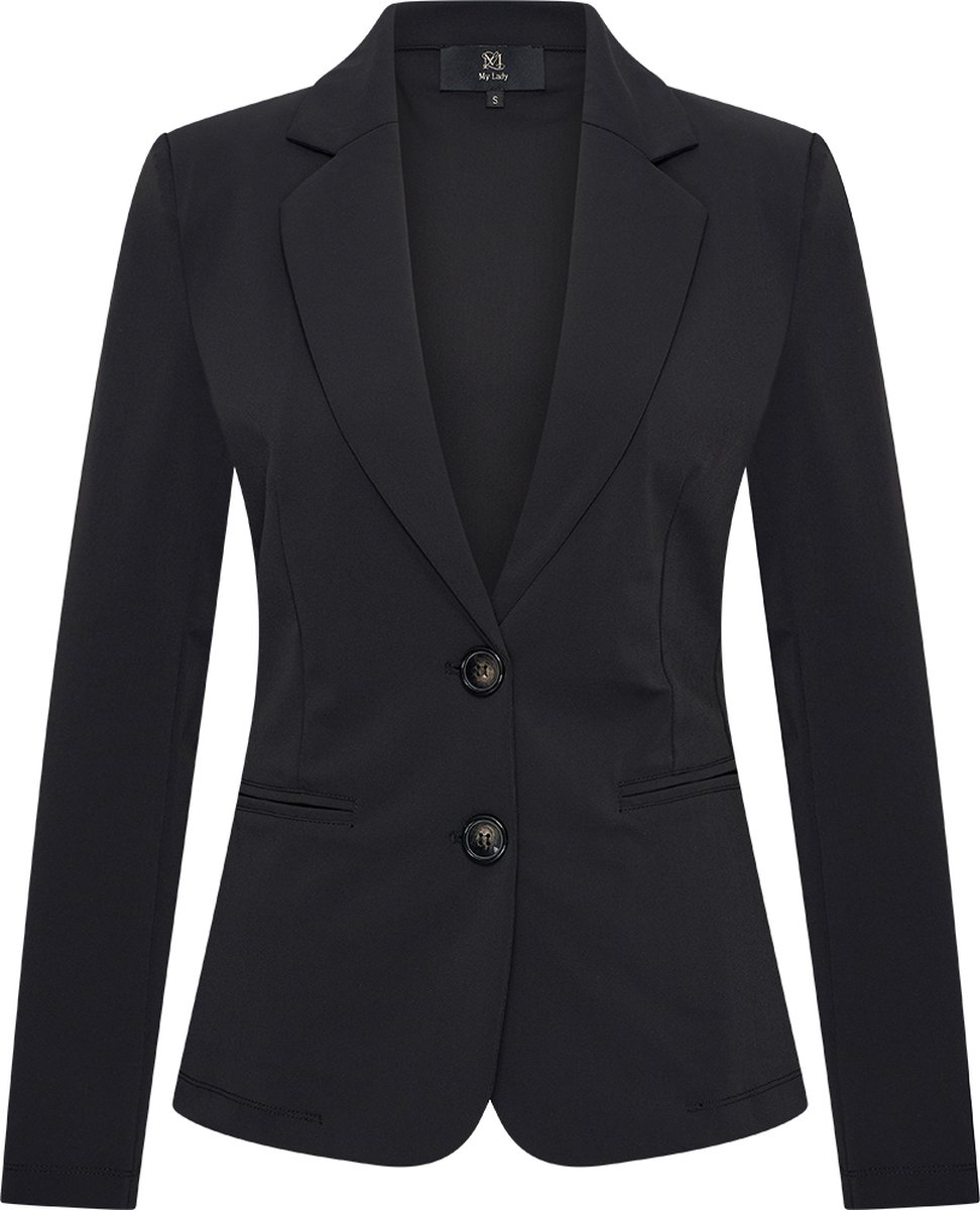 Mylady Travel (dunne soft)Blazer Bavy Black 3XL 27-525-4648, De blazer valt klein , we adviseren een maat groter.stofsamenstelling 80% polyamide 20% elastaan , Een duurzame, kreukvrij, snel droog. wassen 30°C - niet in droger