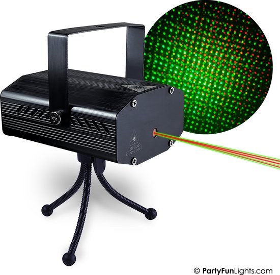 PartyFunLights - Laser Lamp - Geluidsactief - USB