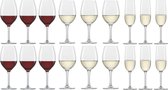 Ensemble de verres à vin Schott Zwiesel Banquet (Verres à vin rouge , Verres à vin Witte et Flûtes à champagne) - 18 pièces