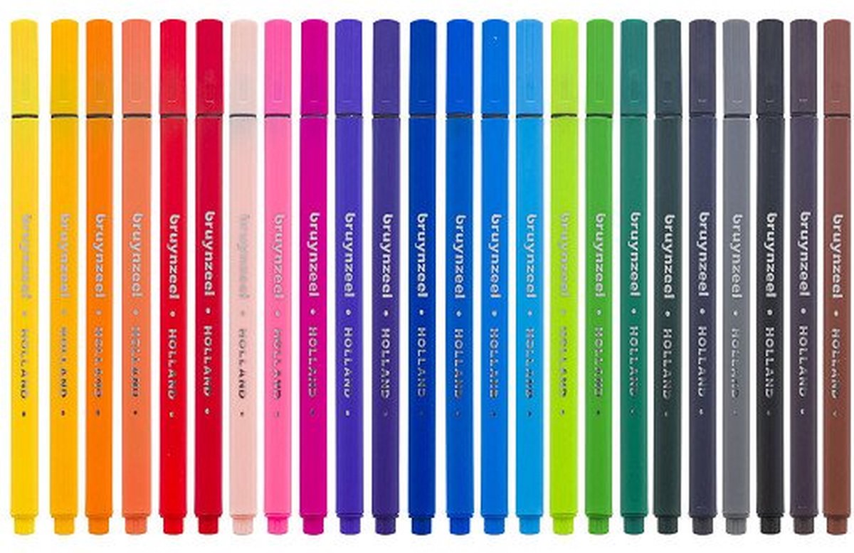 Bruynzeel Fineliner set 24 kleuren — afbeelding 4
