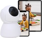 Babyfoon met Camera en App - Baby Camera - Full HD - Wifi - Nacht Visie - Bewegingsmeldingen - Tweeweg Audio - Multi-Gebruikersweergaven - Wit
