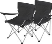 Campingstoelen set van 2 klapstoelen buitenstoelen met armleuningen en bekerhouders stabiel frame tot 120 kg draagvermogen zwart met SONGMICS. beach sling chair