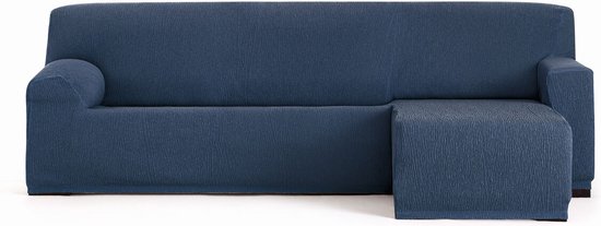 Hoes voor chaise longue met korte armleuning links Eysa TROYA Blauw 170 x 110 x 310 cm
