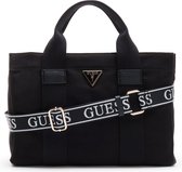 Guess Canvas Small Tote Dames Handtas - Zwart - One Size