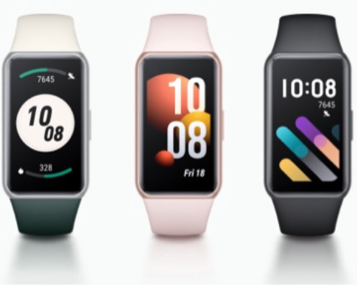 Afbeelding 3 van Honor Band 7 smartwatch 1,47 inch AMOLED volledig touchscreen 5ATM waterdicht fitnesstrackerhorloge met stappenteller hartslagmeter voor dames heren Android iOS-telefoon, groen
