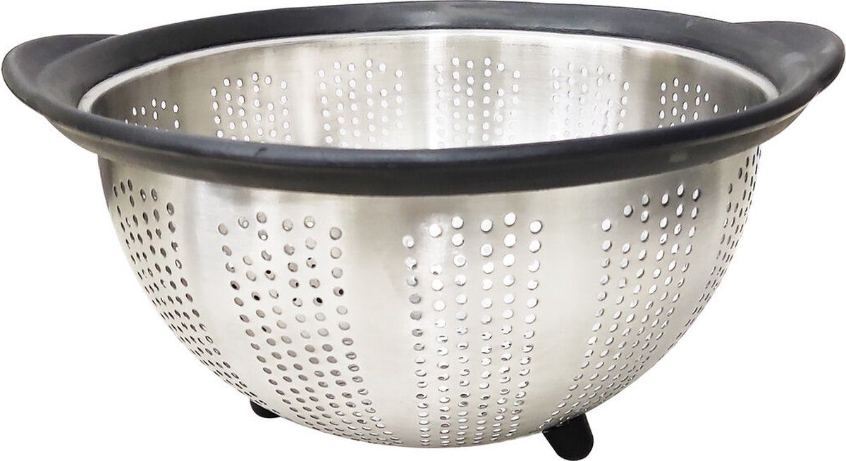 Strainer Masterpro COLLECTION FOODIES MP Siliconen Roestvrij staal Staal