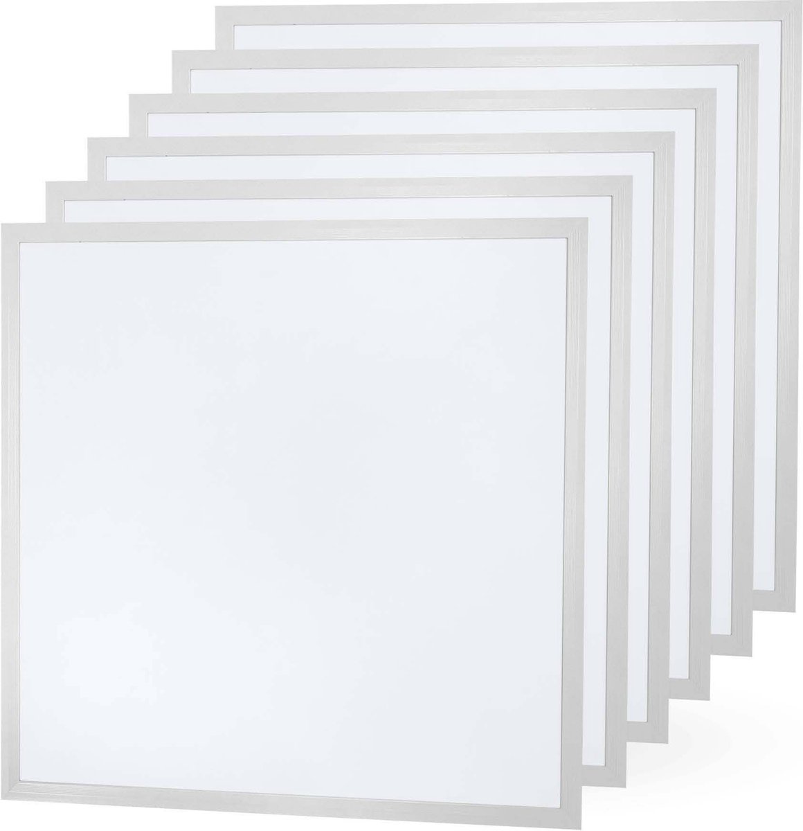 LEDVION 6X LED Panel - 60x60 - 24W - 6500K - 5040L Incl. LED driver + Snelconnector Wit
