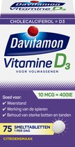 Bol.com Davitamon Vitamine D Volwassen - vitamine D3 volwassenen - Smelttablet 75 stuks aanbieding