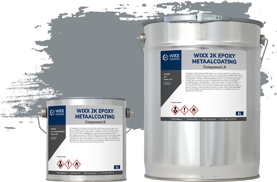 Revêtement métallique époxy 2K Wixx - 10L - RAL 7046 | Télégray 2